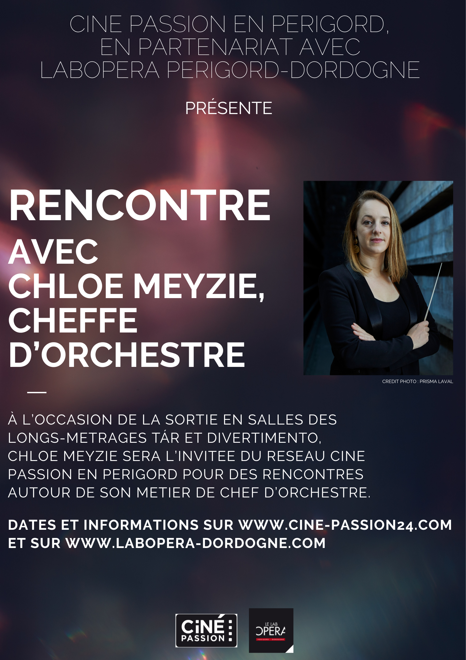 Ciné-rencontres avec Chloé Meyzie, cheffe d'orchestre du Labopéra